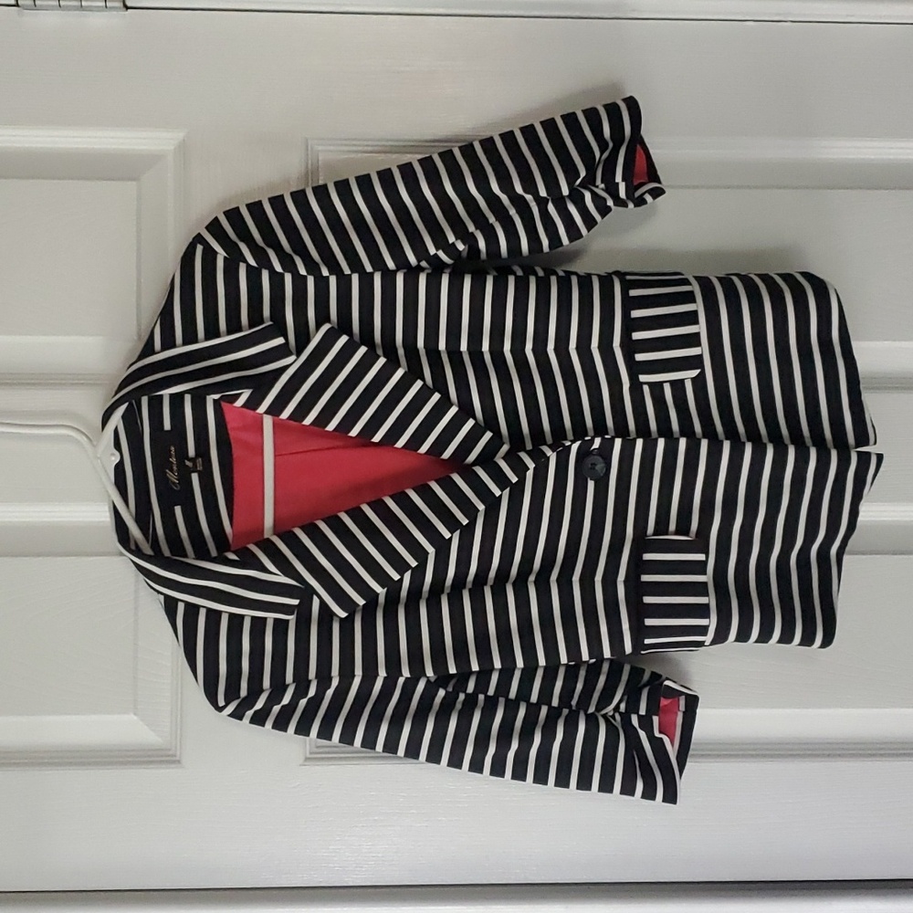 Monteau striped blazer